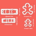 thumbnail image 1 of 4 Pieces Biscuit Shape Die Mold Cake Candy Pieces Xmas Pattern Embossing Slicer Christmas Festival DIY Crafts Pressing Bar Wedding Kitchen Decorating Tools, 1 of 9