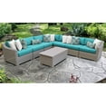 thumbnail image 2 of Coast 8 Piece Outdoor Wicker Patio Furniture Set in Aruba, 2 of 2