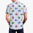 thumbnail image 6 of Wukai Sea Turtle Whale Men’s Polo Shirts,Quick-Dry Athletic Shirt,Classic Fit Shirts-, 6 of 8