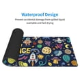 thumbnail image 5 of Disketp Gaming Mouse Pad Colorful Space Pattern Large Mouse Mat Long Extended Desk Pad Non-Slip Rubber Mice Pads Stitched Edges Thin Pad (11.8x31.5 Inch), 5 of 9