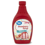 Great Value Strawberry Syrup, 22 oz