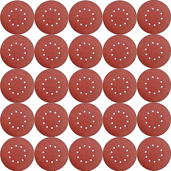 9-inch 10 Hole 40 Grit Hook-and-Loop Sanding Discs, 50 Pack