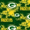 NFL Green Bay Fleece Packers Fabric, per Yard