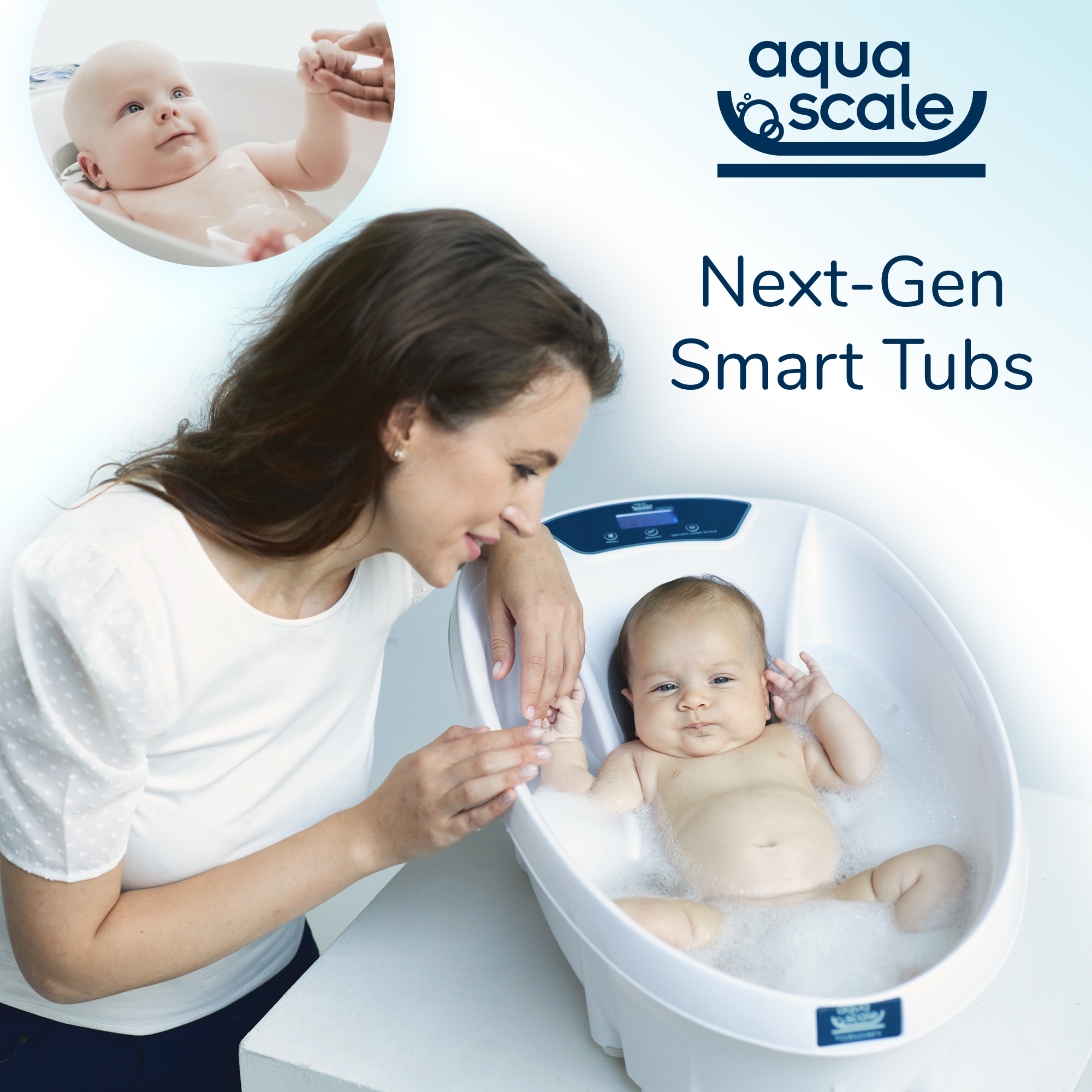 Baby Patent Aqua Scale 3-in-1 Digital Scale Water Thermometer and Infant Tub - image 4 of 7