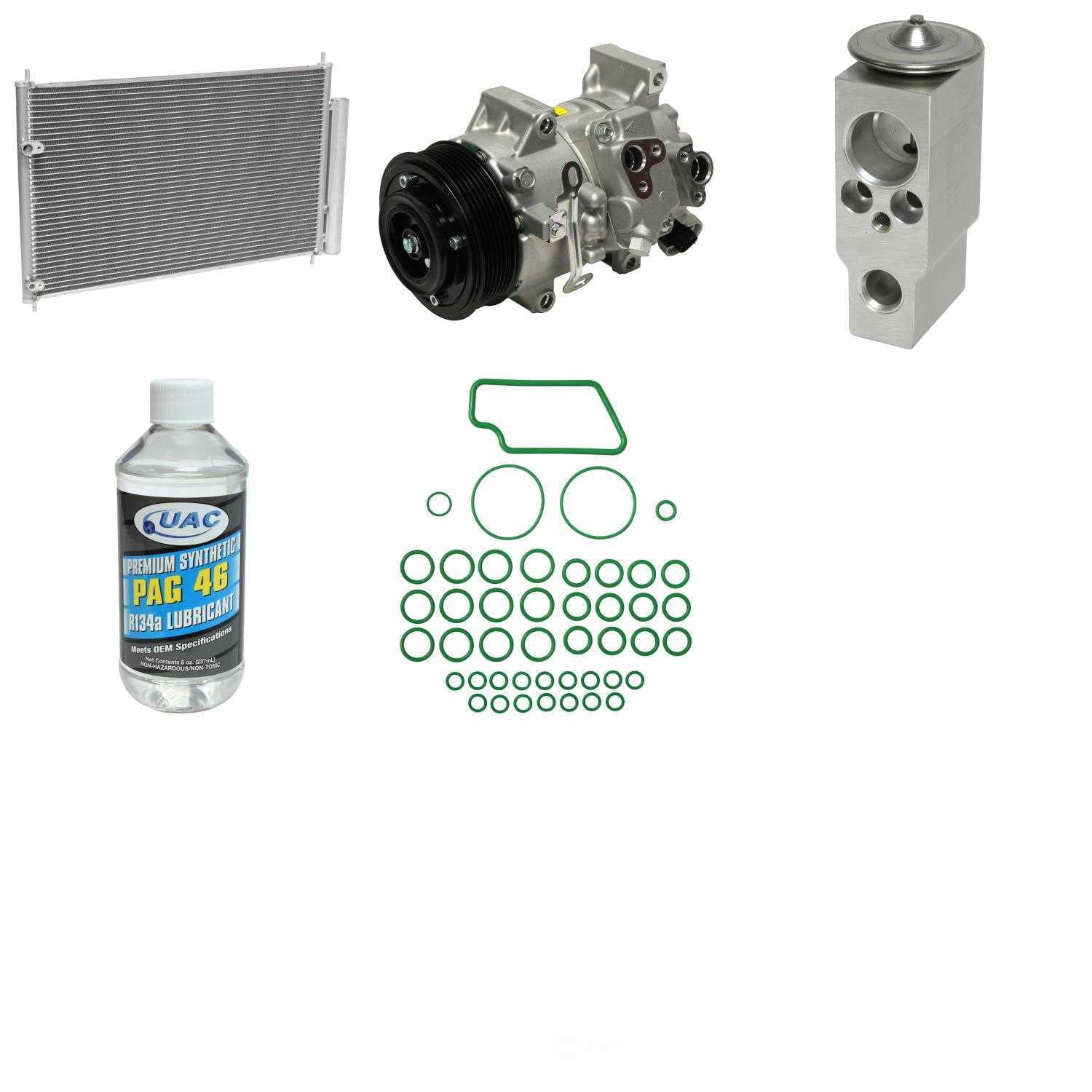 A/C Compressor and Component Kit -- Compressor-Condenser Replacement Kit Fits select: 2008-2009 TOYOTA SCION, 2009 TOYOTA COROLLA MATRIX XRS