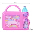 thumbnail image 2 of Lonchera para Niños y Niñas Berry Hip con Porta Botella Botella 350 ml Tipo Portafolio Unicorns & Rainbows, 2 of 3