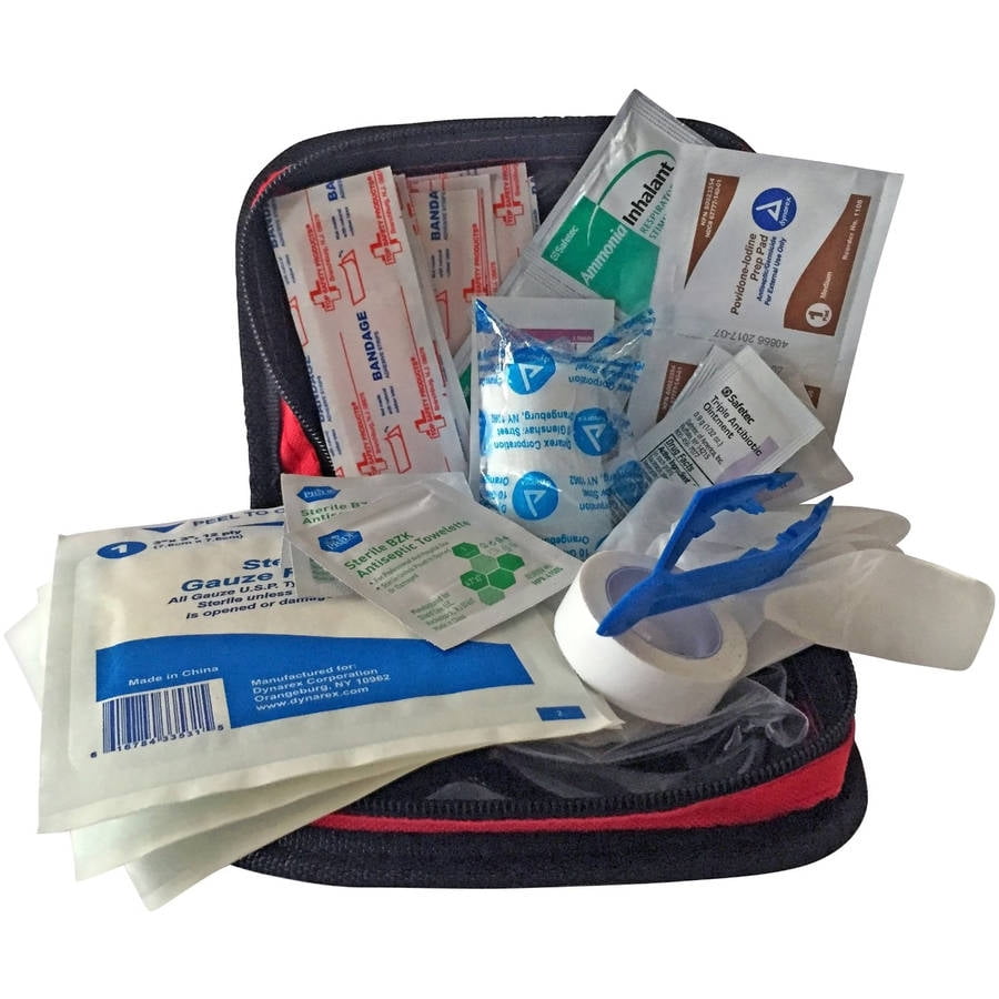 Primacare KB-7411 Red Nylon Personal First Aid Kit