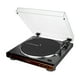 thumbnail image 1 of Tocadiscos Audio-Technica AT-LP60X-BW totalmente automático marrón, 1 of 4