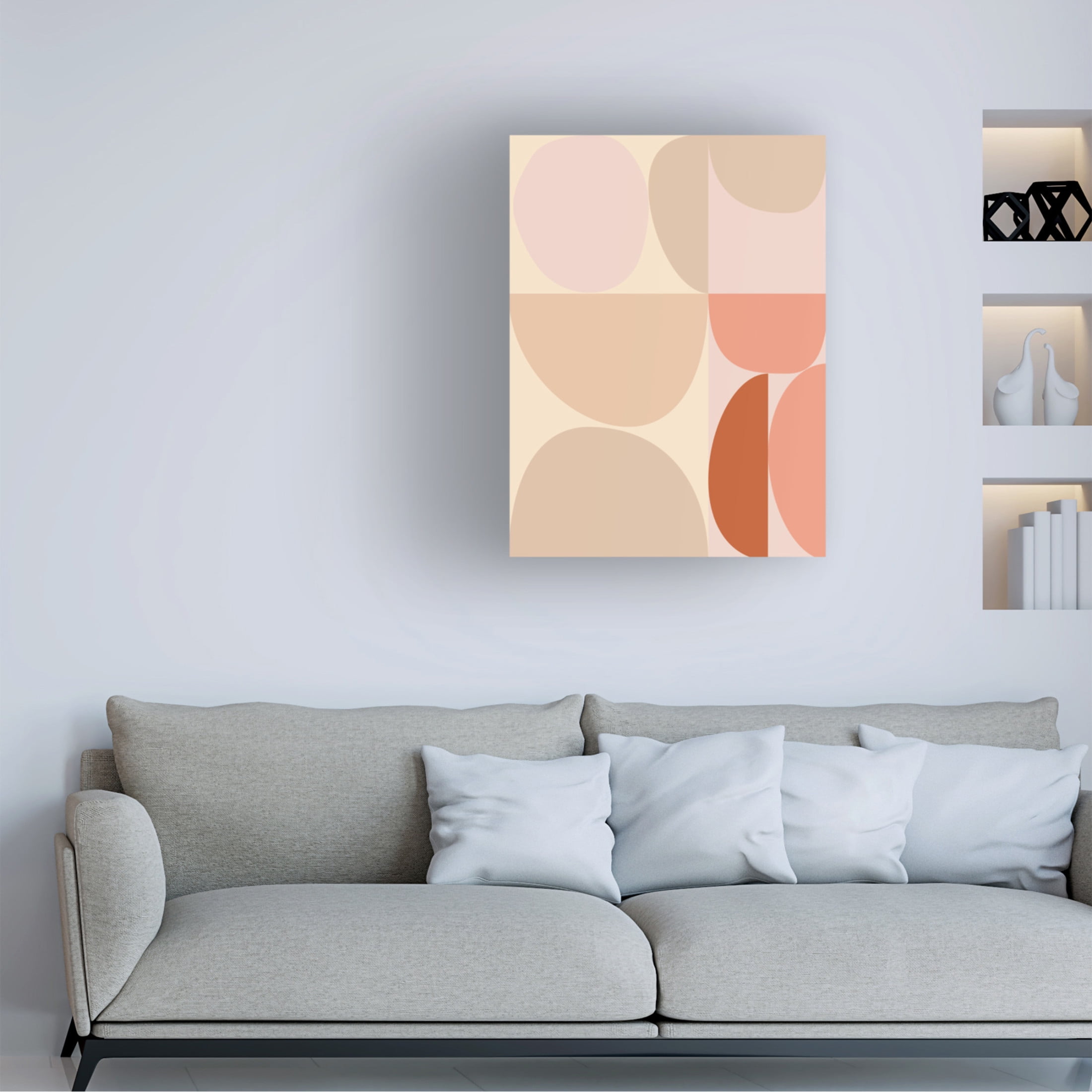 Trademark Fine Art Ana Rut Bre Mid Century Pastel 16 Canvas Wall Art