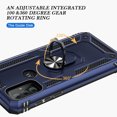 thumbnail image 3 of Aggxpf Compatible with Motorola Moto G Play 2023/Moto G Pure/Moto G Power 2022, Dropproof Phone Case with Ring Car Mount Kickstand (Blue), 3 of 5