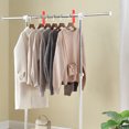 thumbnail image 4 of COOPHYA 35Pcs White Plastic Rectangular Closet Divider for Wardrobe Organization 12.70X5.10X0.20CM, 4 of 6