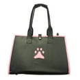 thumbnail image 4 of Pet Life ® 'Posh Paw' Elegant Leatherette Designer Fashion Travel Pet Dog Carrier Tote, 4 of 5