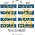 thumbnail image 4 of Evergreen Linen Garden Flag - Pineapple Stripe, 4 of 6