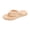Khaki, variant on Dark Blue Women Couple Flip Flops Clip Toe Open Toe Soft Bottom Nylon Spandex Upper Beach Men And Women Same Style Spring Summer