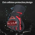 thumbnail image 4 of Winter Motorcycle Gloves Waterproof Cold Weather Motorcycle Gloves Warm Riding Gloves with Reflective Stripe, 4 of 8