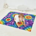 thumbnail image 2 of Colorful Rainbow Tie Dye Spiral Pattern Blanket,Comfortable Soft Flannel Throw Blanket,All Season,Warm Lightweight Blankets for Sofa Bed Couch Living Room Chair,30"x40", 2 of 4