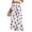 #01 White, variant on Womens 250th Anniversary Pajama United States USA Flag Print Elastic High Waist Pants Slit Baggy Wide Leg Casual Soft Pajama Bottoms, #01 Sky Blue, L