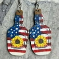 thumbnail image 2 of BNNG Earrings American Independence Day Fourth Of July Festival Jewelry Western Cowboy Boots Cowheads Earrings, 2 of 9