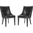 thumbnail image 2 of Safavieh Afton Bicast Leather Side Chair with Silver Nail Heads, Set of 2, 2 of 5