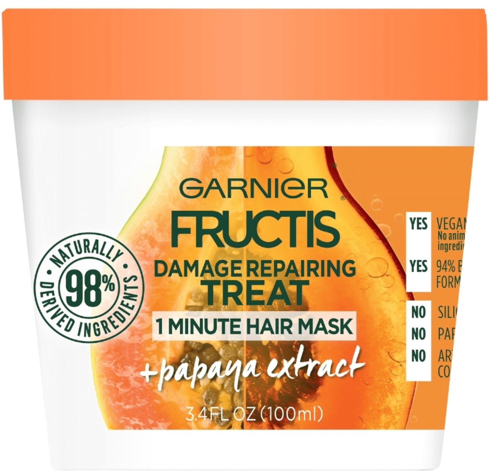 Garnier Fructis Damage Repairing Treat 1 Minute Hair Mask + Papaya