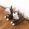 thumbnail image 3 of Tope de puerta, tope de puerta con forma de perro Husky, tope de puerta decorativo, tope de puerta con forma de animal para el hogar y la oficina (1 unidad, gris), 3 of 4