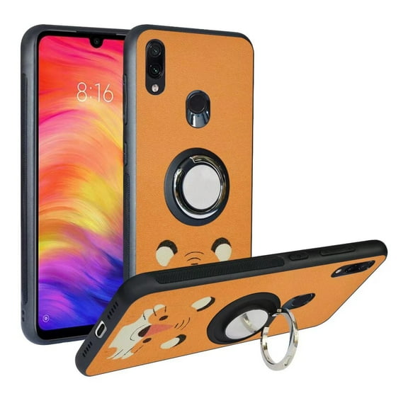 Labanema Xiaomi Redmi Note 7 /Redmi Note 7 Pro Case with 360 Degree Rotating Ring Stand, Support Magnetic Car Mount, Protective Cover for Xiaomi Redmi Note 7 /Redmi Note 7 Pro (Small Tiger)
