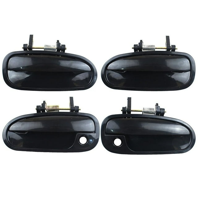 4 Pcs Poignée de Porte Extérieure pour Honda Civic EK3 1996 1997 1998 1999 2000 (Poignée de Porte Arrière & Poignée de Porte avant)