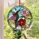 thumbnail image 1 of Colgante de Vitral con Forma de Colibrí de Un Día, 1 of 6