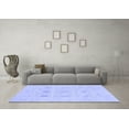 thumbnail image 3 of Ahgly Company Indoor Square Oriental Blue Traditional Area Rugs, 5' Square, 3 of 4