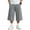 Gray, variant on OGLCCG Boys Capri Pants, Boys 3/4 Cropped Athletic Sweatpants, Wide Leg Loose Fit Casual Jogger Pants with Pockets for Kids Size 5-14