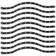 thumbnail image 2 of 20pcs Closet Connection Strips Wardrobe Hanger Strip Space-Saving Closet Organizers, 2 of 3