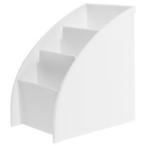 PBPBOX Sugar Packet Storage Storage Case White Plastic for Kitchen Countertop 1Pack