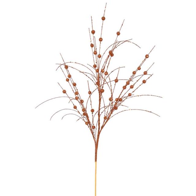 Vickerman QG164228 Copper Berry Glitter Spray - 35 in. - 6 Per Bag