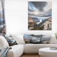 thumbnail image 1 of Norway Terrains Rocheux sous les Nuages - Impression Photo sur Toile de Plage, 1 of 3