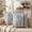 Sky Blue, variant on Fancy Homi 2 Pc Textured Chenille Throw Pillow Cover, 16x16 Inch, Boho Sky Blue Striped Decorative Cushion Case for Couch Living Room Bed