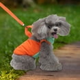 thumbnail image 3 of Abrigos para perros para clima frío, ropa gruesa y cómoda, chaleco para perros pequeños Naranja, 3 of 9