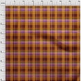 thumbnail image 3 of oneOone Cotton Poplin Twill Maroon Fabric Madras Check Quilting Supplies Print Sewing Fabric By The Yard 56 Inches Wide, 3 of 4