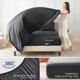 thumbnail image 3 of Juego de edredón Sasttie King Size, 7 piezas, cama en una bolsa, gris, 3 of 9