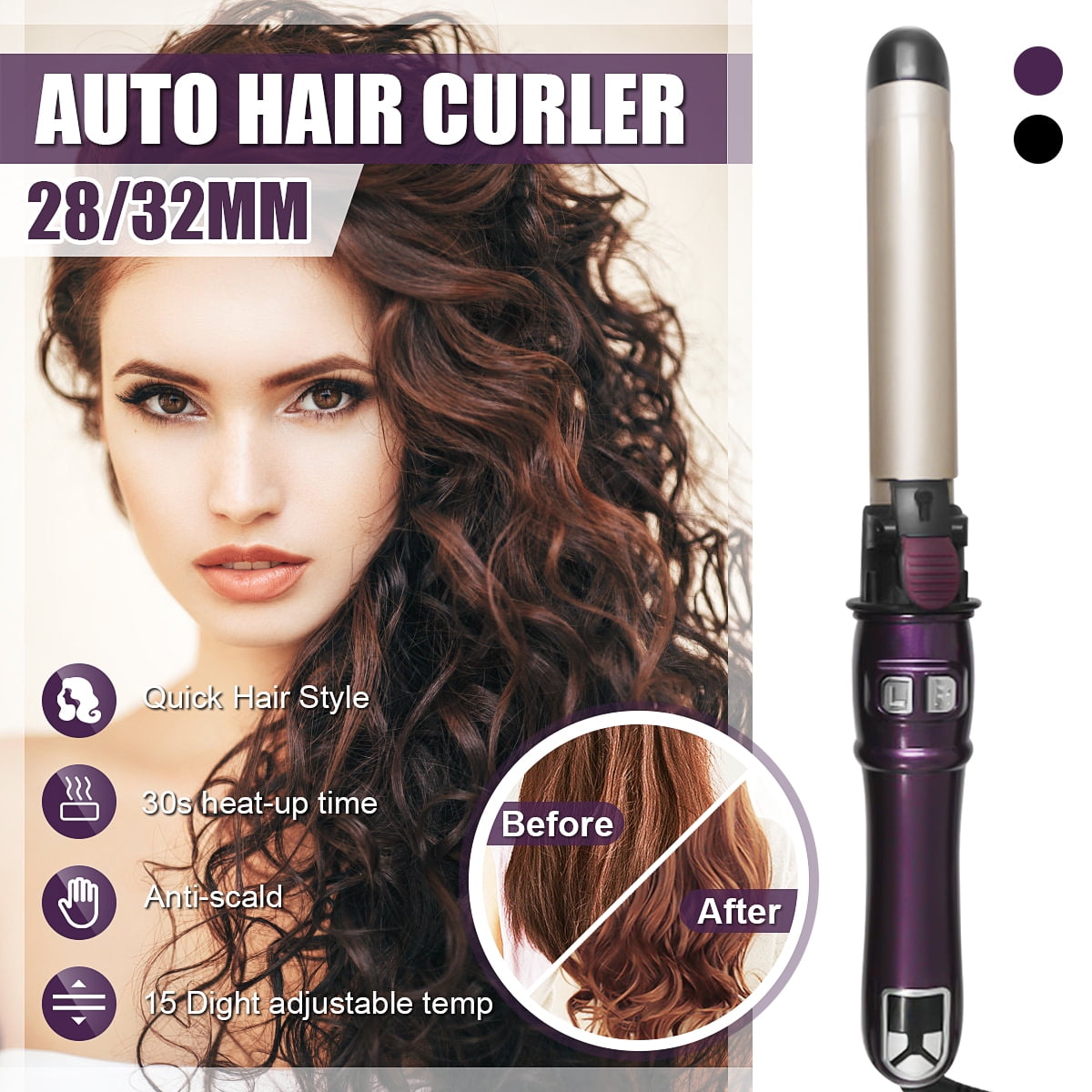 rotating hair crimper