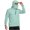 🔥 Mint Green_New, variant on Solid Color Stand Collar Long Sleeve Pullover Sunscreen Top with Chest Pocket, Ice Silk Lightweight Hooded Anti UV Blouse, Casual Outdoor Daily Wear for Men White M