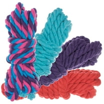 Twisted Natural Cotton Rope 40 and 100 Foot Combo Kits - Super Soft 3 Strand Artisan Crafting Cord - Variety of Colors - 1/4 and 1/2 inch Diameters - Jewelry, Beading, Decoration, Art