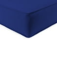 thumbnail image 5 of Jordan Manufacturing 46.5" x 24" Veranda Cobalt Blue Solid Rectangular Outdoor Deep Seat Chair Cushion Set with Welt, 5 of 11