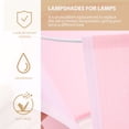 thumbnail image 4 of Lámpara de escritorio pequeña con pantalla, aplique de pared o lámpara de techo con base E27 para el hogar, 4 of 7