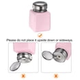 thumbnail image 4 of Disolvente Alcohol Dispensador 120ml(4oz) Empujar Abajo Líquido Dispensador Bomba con Sellado Inoxidable Acero Tapa para Acetona Limpiador Esmalte Removedor, Rosa, 4 of 6