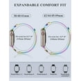 thumbnail image 6 of TOYOUTHS Stainless Steel Magnetic Loop Compatible with Apple Watch Band 38mm 40mm 41mm 42mm 44mm 45mm 46mm 49mm Metal Mesh D-shaped Clasp Strap for iWatch SE Series 10/9/8/7/6/5/4/3/2/1/Ultra(1/2), 6 of 7