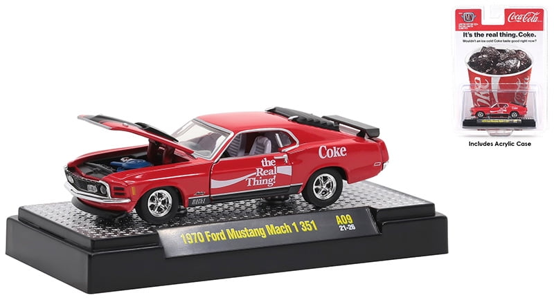 Details about   2019 M2 Machines Coca Cola '70 Mustang Holiday Edition~FREE SHIPPING in US! 