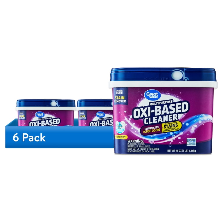 Great Value Multipurpose Oxi-Based Cleaner, 3 lb, 6-Pack photo 1