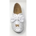 thumbnail image 3 of Victoria K Women's Diamond Cut Out With Embossed Bow Ballerina Flats, 3 of 5