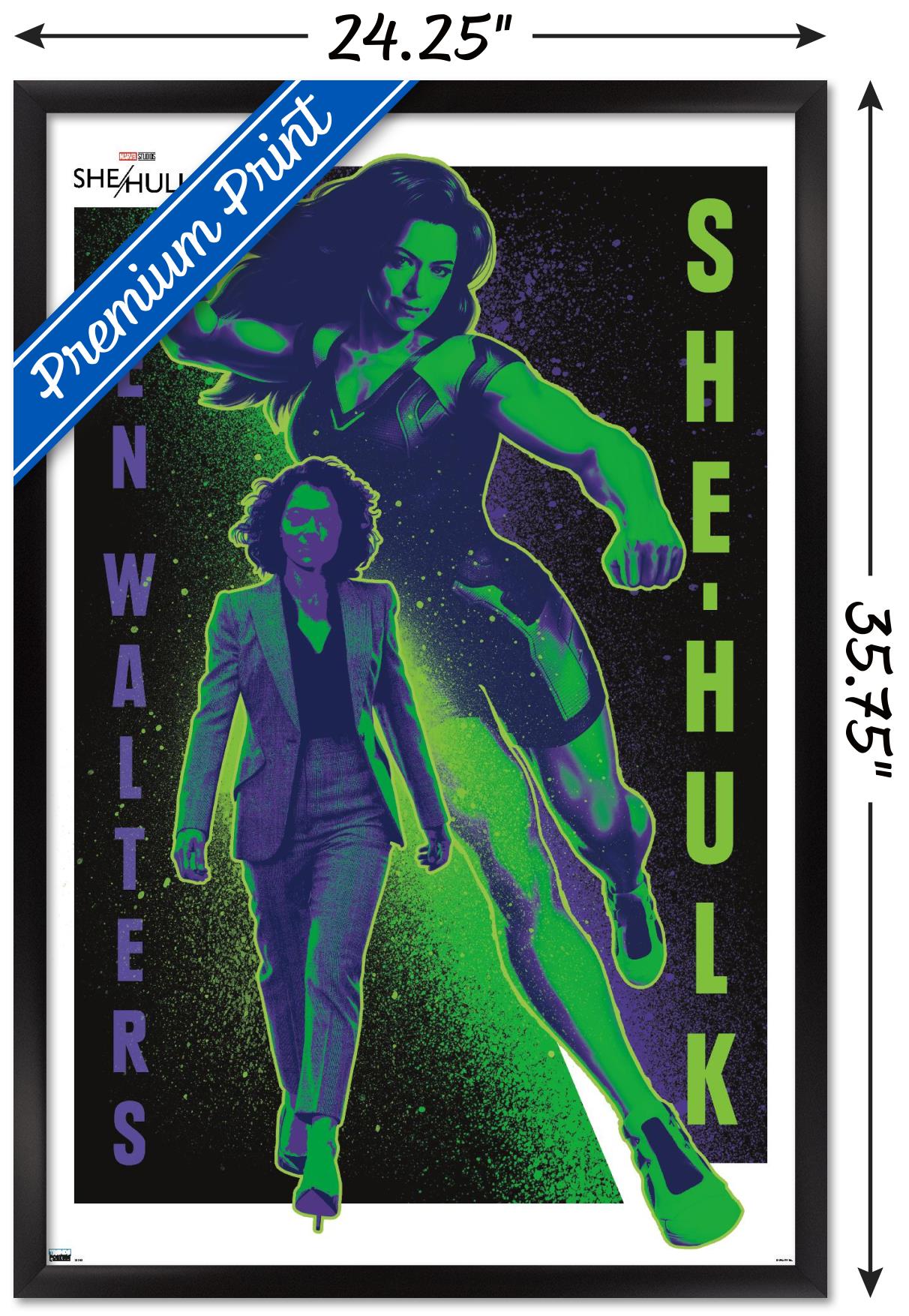 Marvel She-Hulk - Jen Walters Wall Poster, 22.375" x 34" Framed