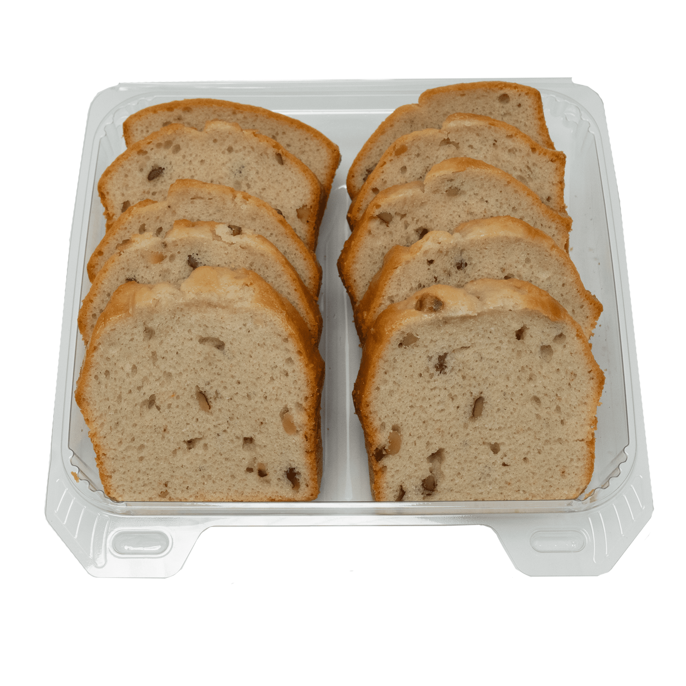 Neo Taino, Banana Nut Sliced Square Cakes, Shelf Stable, 14 oz  (397g), 10 Count, Plastic Tray